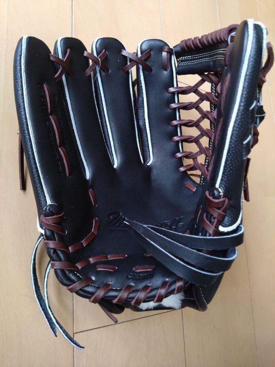 Wilson ウィルソン WBW102924 硬式 外野手 12.5インチ 左投 New] Wilson Staff DUAL 12 inch Outfield Left Black WBW102924 made