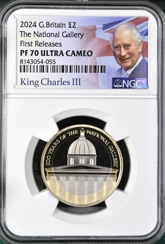 2024 £2 Two Pound National Gallery NGC PF70 PROOF Great Britain First Releases