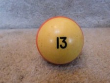 VINTAGE Snooker Billiard REPLACEMENT 2.25" BLUE No. 13 Ball