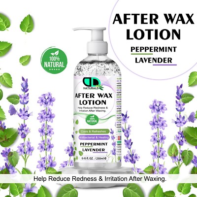 After Wax Lotion Pfefferminze mit Lavendel erfrischt & kühlt die Haut