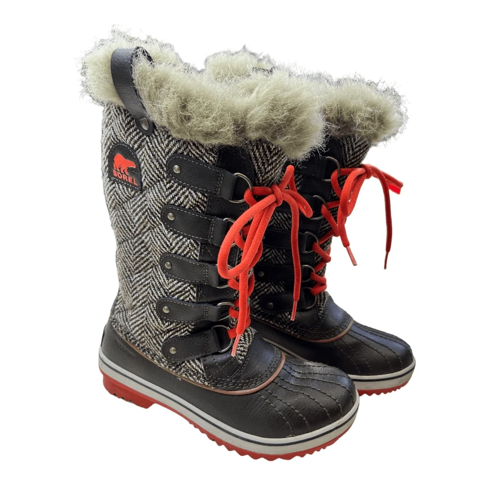 Sorel женщин Tofino высокий елочка искусственного меха зимние ботинки многоцветный размер 6 - Изображение 4 из 4