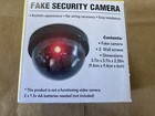 Fake Security Camera With Two Wall Screws Uses Two AA Batteries Not Included 