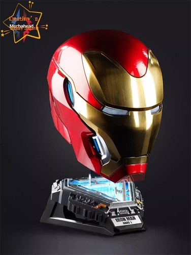 Regalo Mechahead 1/1 MK50 Iron Man Casco Máscara Casco Controlado por Voz Casco Portátil - Imagen 9 de 15