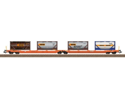 TRIX Art. 24471 WASCOSA Wagen Sdgmrss T3000E mit Tankcontainer BERTSCHI