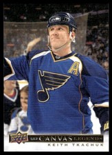Keith Tkachuk 2021-22 Upper Deck Signatures LEgends Canvas #C-40 NHL Card Vegas