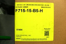 F715-15-B5-H  -Boston Gear  700 Series 15:1 Ratio  - 3/4" Shafts New