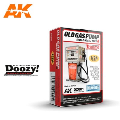 AK Interactives Doozy 1/24 Old Gas Pump Single Hose / Type A Model Kit