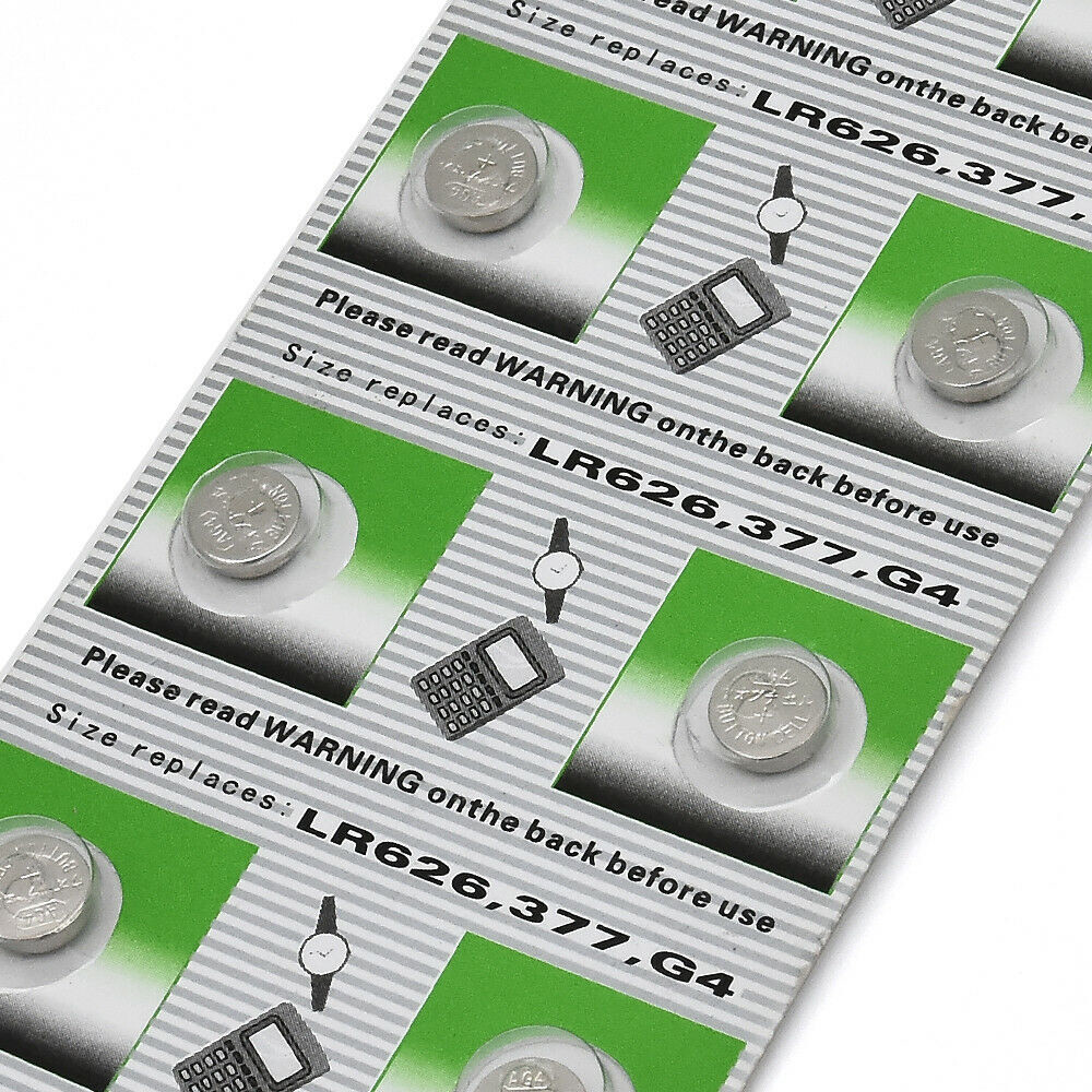 20X LR626 SR626SW 377 377A 376 AG4 1.55V Battery for Watch Batteries