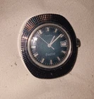 Vintage Ladies Timex Electric Rare Green Dial Nice Bezel