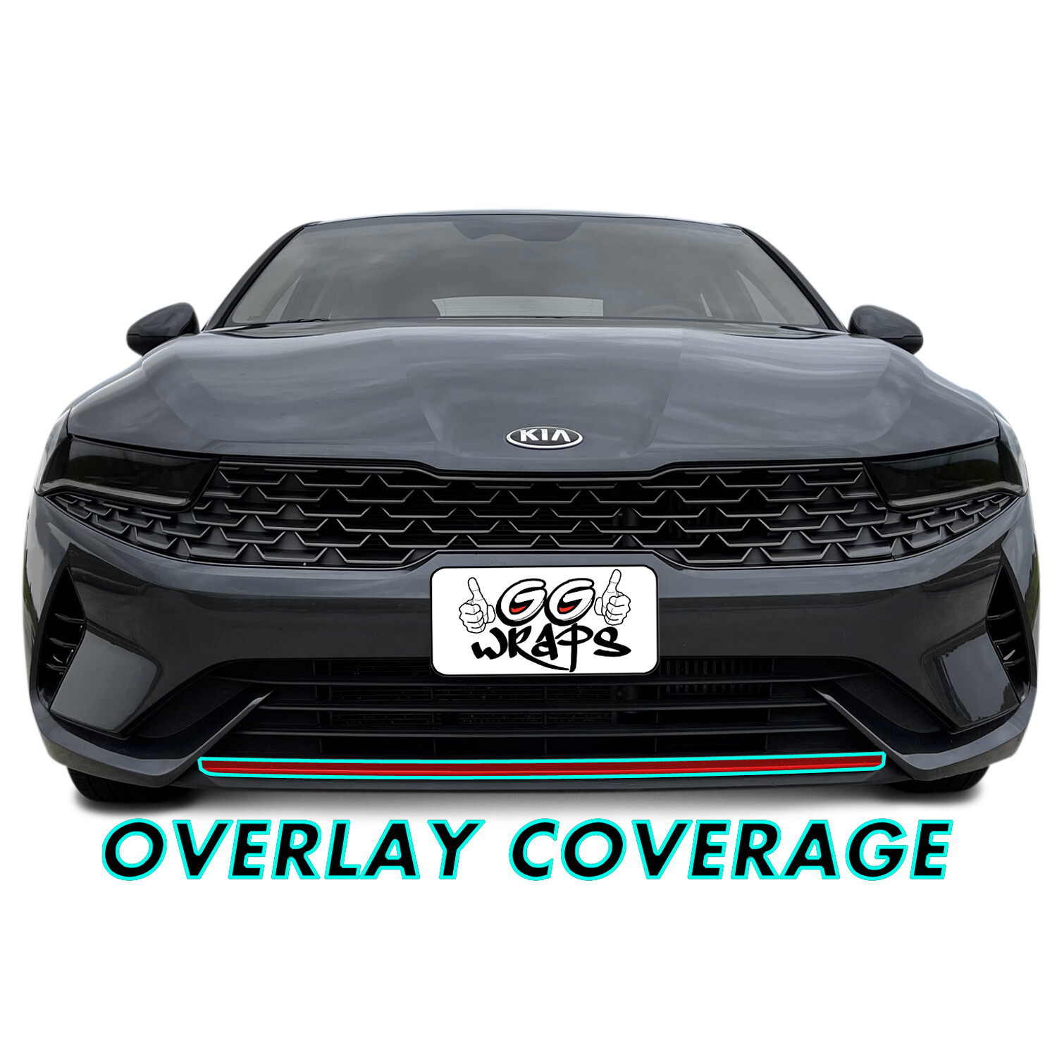 Redout Blackout Overlay for 2123 KIA K5 Front Bumper Lip eBay