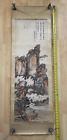 Chinese Scroll Painting About Pine and crane prolong life Longevity Crane