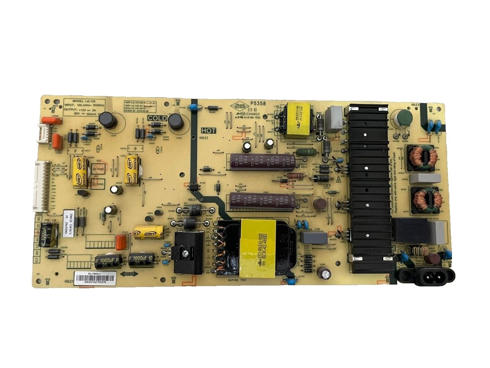 Placas de TV Samsung, piezas y componentes para LG