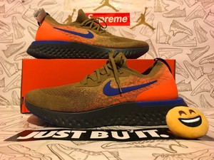 nike epic react flyknit golden beige