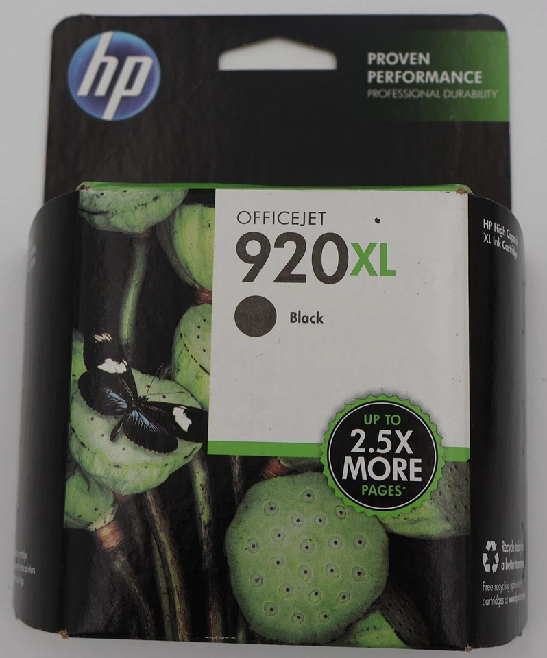 HP 920XL Ink Cartridge Lot Black & Magenta – Genuine OEM – Sealed – Expired - Image 2 of 4