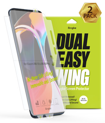 For Xiaomi Mi 10 / Mi 10 Pro Screen Protector | Ringke [Dual Easy Wing] Film 2pc