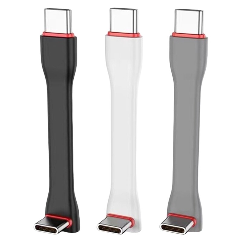 Fast Charging USB C to C Cable with Double Bend Design for Multiple Devices
