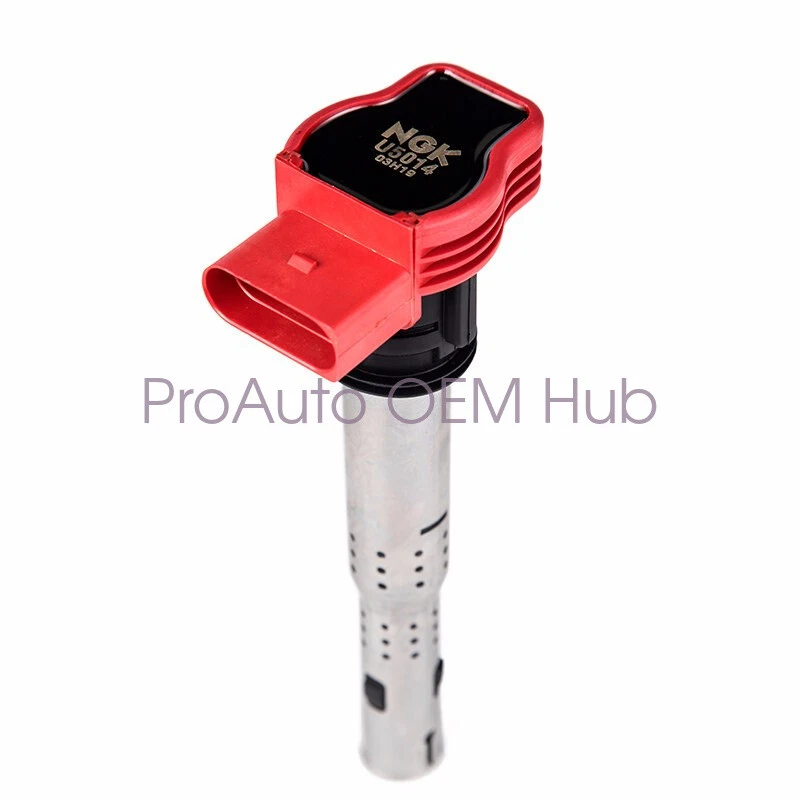 Bobinas de encendido mejoradas NGK 4 piezas OEM 07K905715C para Audi A6 Q5 TT VW Jetta 2.0 Foto 4 de 4