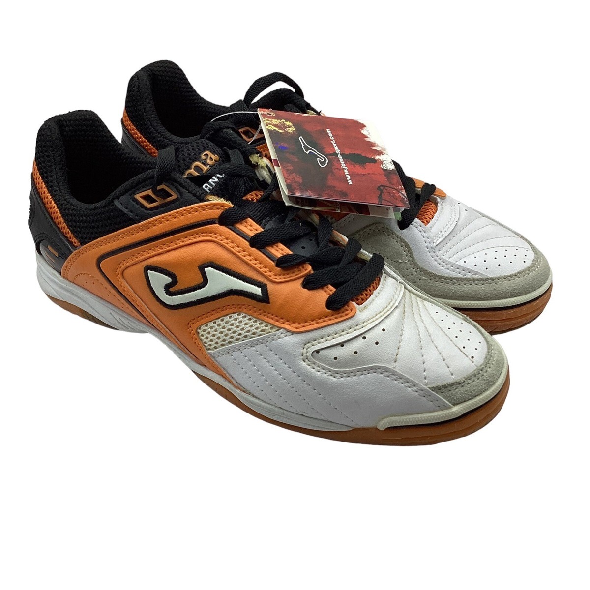 Joma Lozano Shoes Men's US EU 41 Orange Black Soccer Athletic New