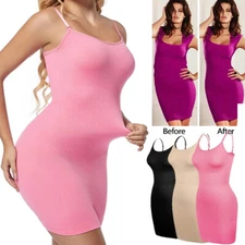 Women Shapewear Bodysuits Belly Control Slim Full Slips Body Shaper US
