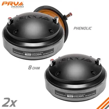 2x PRV Audio 2" Driver D3220Ph Midrange 600 Watts Vocal Phenolic PRO Audio