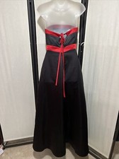 Black and Red Ball Gown