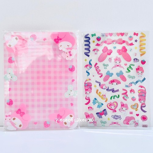 My Melody Storage Box + Deco Toploader Frame + Sticker sheet Set from Japan 🇯🇵 - Picture 2 of 4