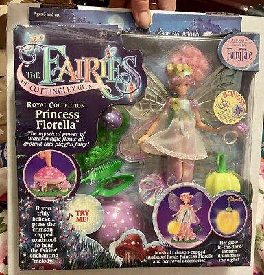 Fairies of Cottingley Glen Royal Collection Princess Florella Playmates NEW