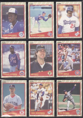 1989 Fleer SUPER STARS Baseball Card SEE LIST - Bild 30 von 65