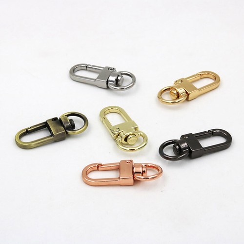 10pcs Swivel Clasps Lanyard Snap Hooks Premium Key Chain Clip Hook Lobster Claw, - Picture 12 of 25