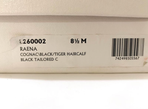 Derek Lam Leder Raena Loafer, schwarz & Tiger Muster, 8,5 (neu im Karton) - Bild 10 von 10