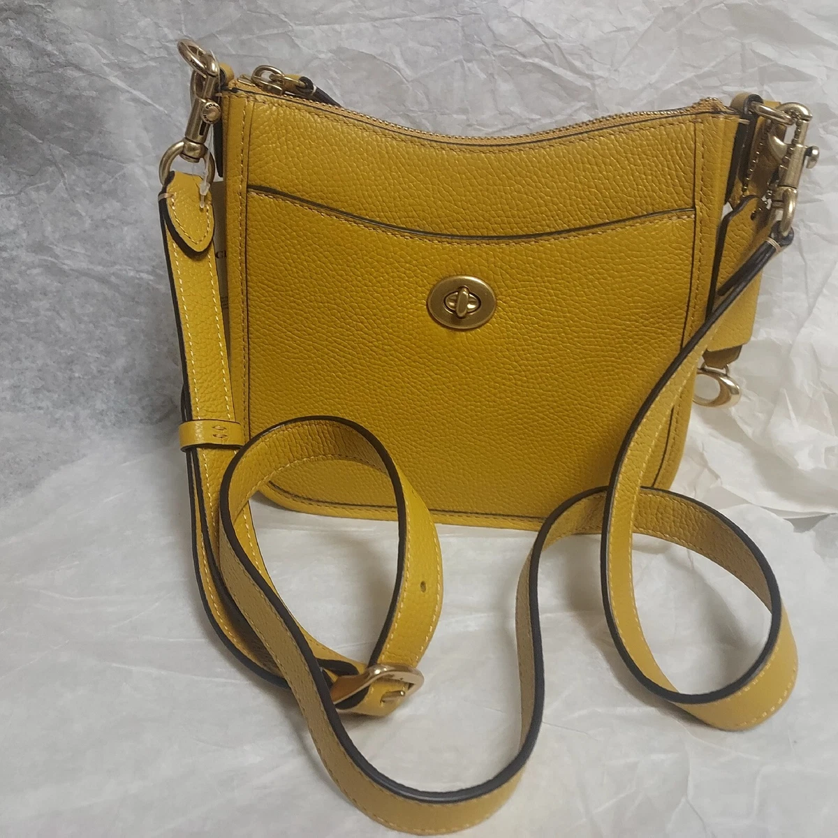 Coach 24621 Madison Phoebe Butter Yellow Purse | Yellow purses, Fashion,  Clothes design