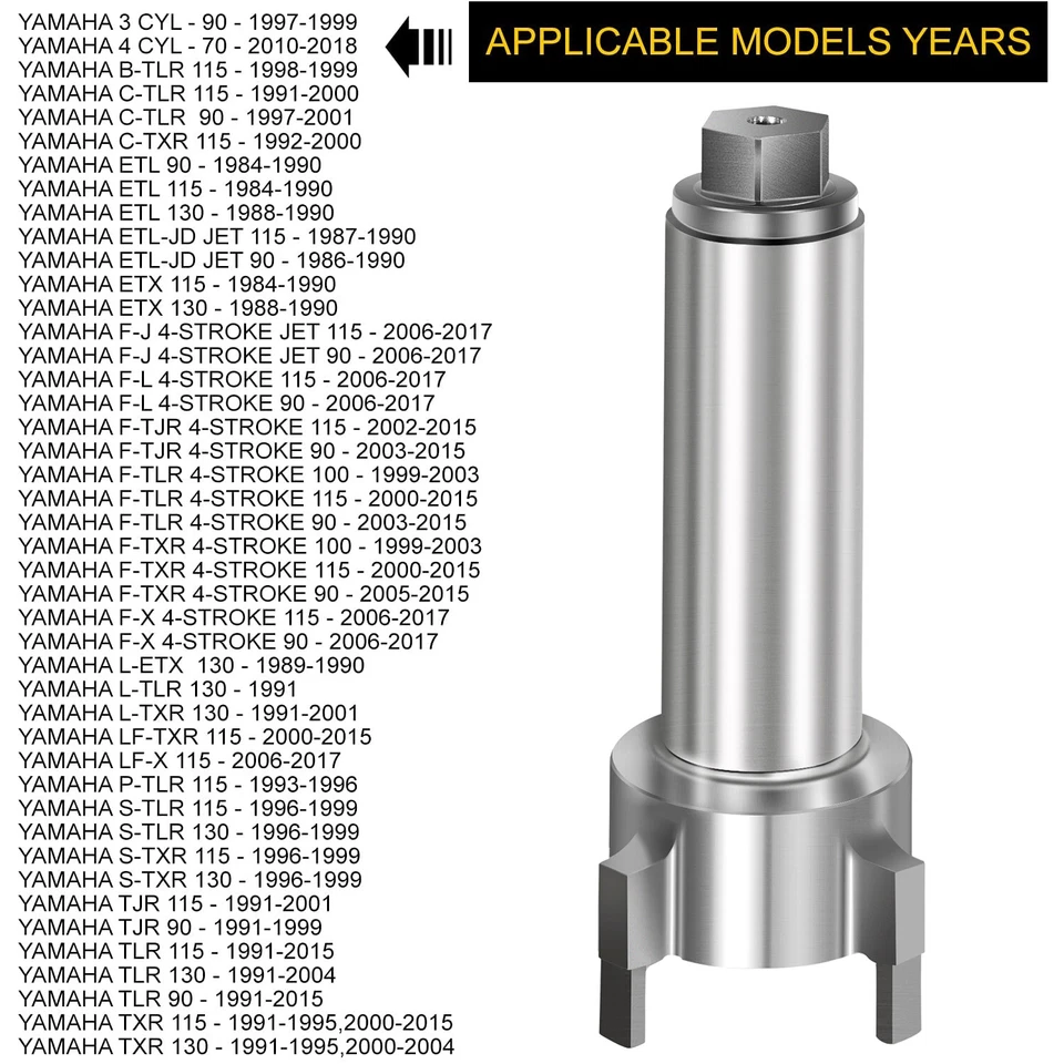 For Yamaha Outboard 101MM 60-130HP Gearcase Carrier Nut Tool 983-115 - image 2 of 4