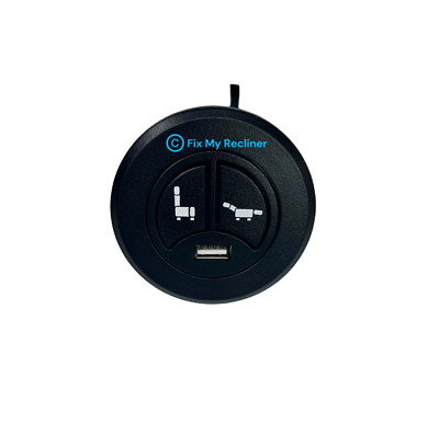 eMoMo RemoP10 L elektrische Liege links USB Schalter 2 Tasten Sofa Stuhl 5 Pin DFS