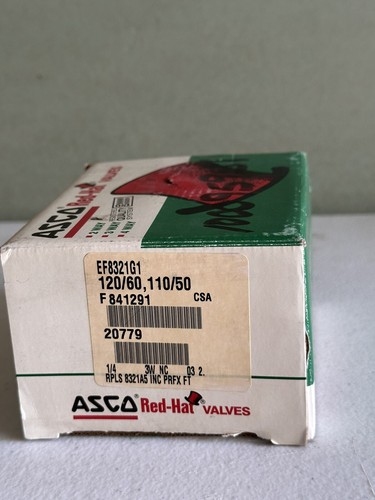 ASCO EF8321G1 Red Hat Solenoid Valve