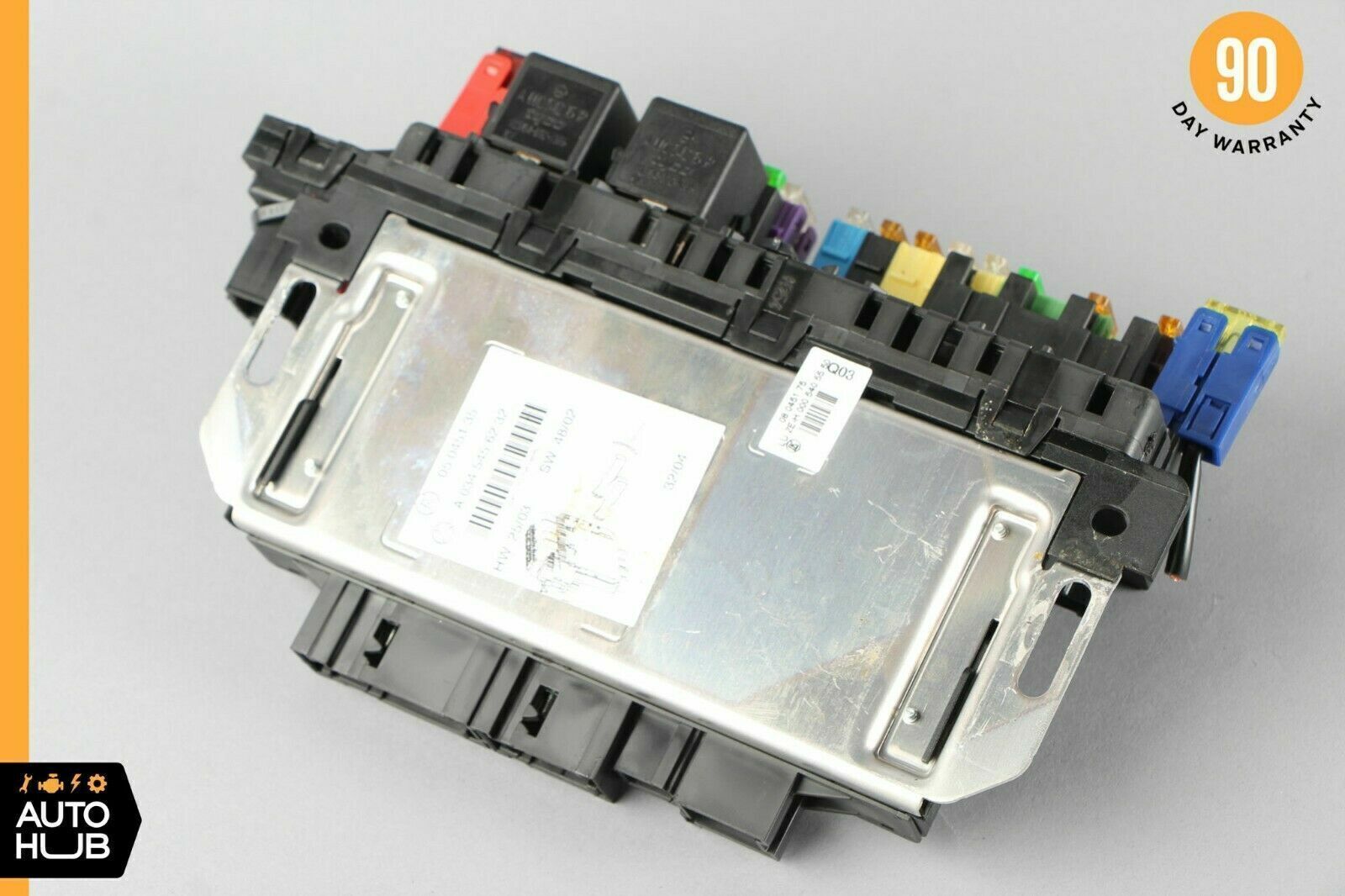 03-12 Mercedes R230 SL500 SL550 SL55 AMG Rear SAM Fuse Box Relay Module OEM