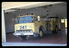 Fire Apparatus Slide 1984 CA VCFD Simi Valley 72 Ford Superior Engine 241 #7475