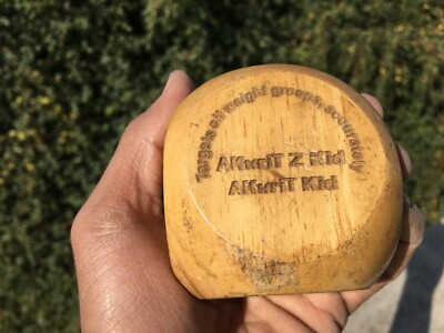 Ensemble de dés en bois faits à la main vintage - France