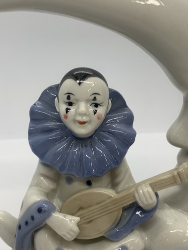 Vintage Moon Music Box Emson Taiwan Porcelain Working Condition - Picture 3 of 17