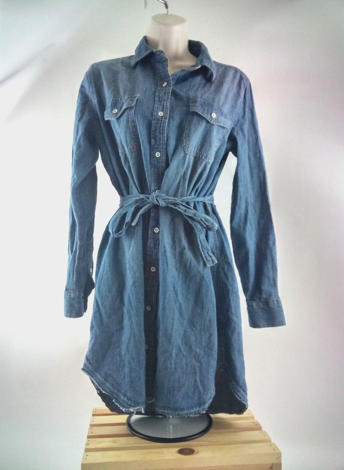 Universal Thread Cotton Button Down Mini Rough He… - image 5