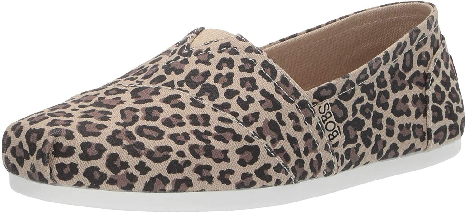 unisex Skechers Womenapos;s Sale SALE% OFF Bobs Plush-Hot Leopard Slip Print Spotted.