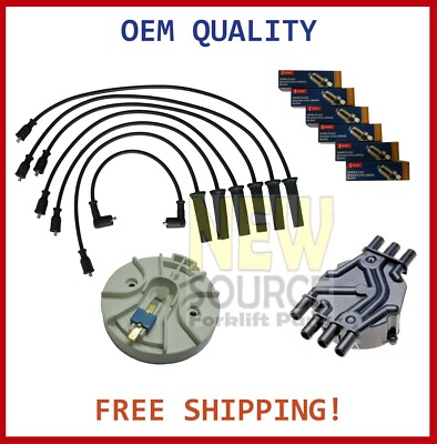 2088997 1566458 HYSTER 888984265 4.3L 262 V-6 FLAT CAP TUNE UP KIT DENSO T20R-U