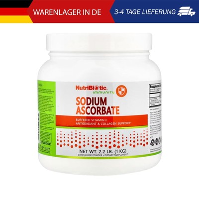 NutriBiotic, Immunity, Immunität, Natriumascorbat, kristallines Pulver, 1 kg (2,