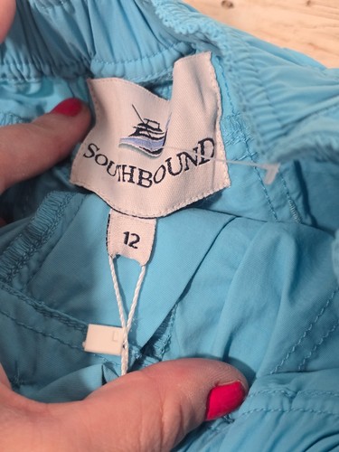 NWT Boys Youth Size 12 South Bound Swim Trunks Blue - Picture 5 of 7