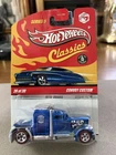 Hot Wheels Classics Series 5 Convoy Custom - Blue - Redline 5 Spoke Wheels - NIP