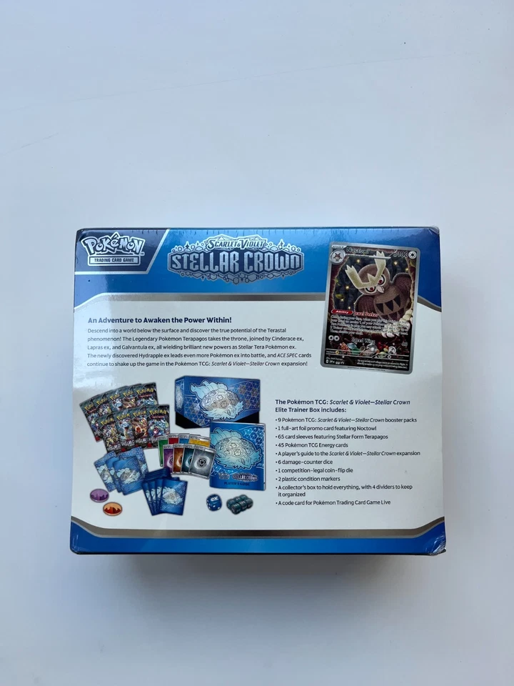 POKEMON TCG SCARLET & VIOLET SV07 STELLAR CROWN ELITE TRAINER BOX ETB - image 4 of 4