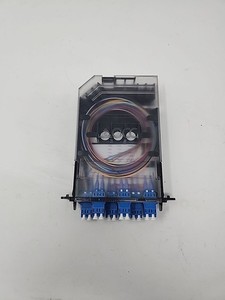 OCC Pigtailed Splice Cassette 12 fiber Dual Missing Pieces