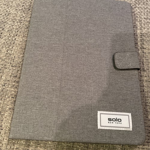 Solo New York RE:Think Recycled Universal Tablet Case Gray 9.7” 10.5” 10.9” 11” - Picture 5 of 6