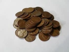 1944-S US Lincoln Wheat Penny  Roll  Nice Circulated Good to Very Fine