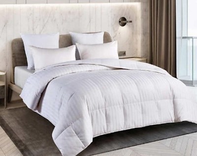 Hotel Grand White Down Comforter Year Round Warmth - Hypoallergenic - Full/Queen
