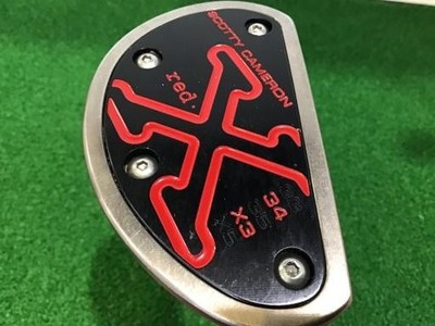 Scotty Cameron Red X3 Putter 34 inch with Head Cover Right